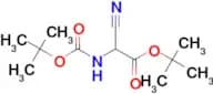 tert-Butyl 2-((tert-butoxycarbonyl)amino)-2-cyanoacetate