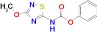 Phenyl (3-methoxy-1,2,4-thiadiazol-5-yl)carbamate