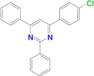 4-(4-Chlorophenyl)-2,6-diphenylpyrimidine