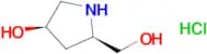 (3R,5R)-5-(Hydroxymethyl)pyrrolidin-3-ol hydrochloride