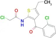 2-Chloro-N-(3-(2-chlorobenzoyl)-5-ethylthiophen-2-yl)acetamide