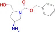 (2R,4S)-Benzyl 4-amino-2-(hydroxymethyl)pyrrolidine-1-carboxylate