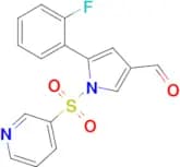 5-(2-Fluorophenyl)-1-(pyridin-3-ylsulfonyl)-1H-pyrrole-3-carbaldehyde