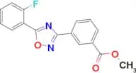 Methyl 3-(5-(2-fluorophenyl)-1,2,4-oxadiazol-3-yl)benzoate