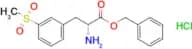 (R)-Benzyl 2-amino-3-(3-(methylsulfonyl)phenyl)propanoate hydrochloride