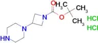 tert-Butyl 3-(piperazin-1-yl)azetidine-1-carboxylate dihydrochloride