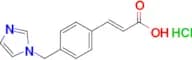 (E)-3-(4-((1H-Imidazol-1-yl)methyl)phenyl)acrylic acid hydrochloride