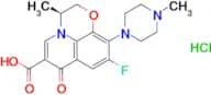(S)-9-Fluoro-3-methyl-10-(4-methylpiperazin-1-yl)-7-oxo-3,7-dihydro-2H-[1,4]oxazino[2,3,4-ij]quino…