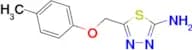 5-p-Tolyloxymethyl-[1,3,4]thiadiazol-2-ylamine