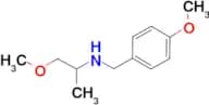 (4-Methoxy-benzyl)-(2-methoxy-1-methyl-ethyl)-amine