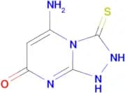 5-Amino-3-mercapto-[1,2,4]triazolo[4,3-a]pyrimidin-7-ol