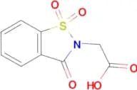 (1,1-Dioxido-3-oxo-1,2-benzisothiazol-2(3H)-yl)acetic acid