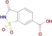 1,1,3-Trioxo-2,3-dihydro-1,2-benzothiazole-6-carboxylic acid