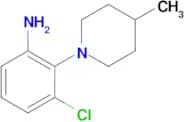3-Chloro-2-(4-methyl-piperidin-1-yl)-phenylamine