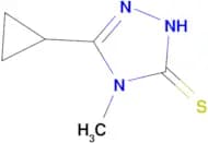 5-Cyclopropyl-4-methyl-4H-[1,2,4]triazole-3-thiol