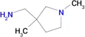 C-(1,3-Dimethyl-pyrrolidin-3-yl)-methylamine