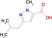 3-Isobutyl-1-methyl-1H-pyrazole-5-carboxylic acid