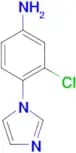 3-Chloro-4-imidazol-1-yl-phenylamine