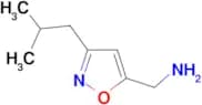 C-(3-Isobutyl-isoxazol-5-yl)-methylamine