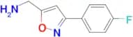 C-[3-(4-Fluoro-phenyl)-isoxazol-5-yl]-methylamine