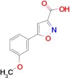 5-(3-Methoxy-phenyl)-isoxazole-3-carboxylic acid