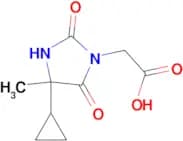 (4-Cyclopropyl-4-methyl-2,5-dioxo-imidazolidin-1-yl)-acetic acid