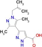 3′,5′-Dimethyl-1′-(2-methyl-allyl)-1H,1’H-[3,4′]bipyrazolyl-5-carboxylic acid