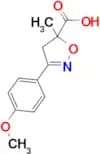 3-(4-Methoxy-phenyl)-5-methyl-4,5-dihydro-isoxazole-5-carboxylic acid