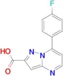 7-(4-Fluoro-phenyl)-pyrazolo[1,5-a]pyrimidine-2-carboxylic acid