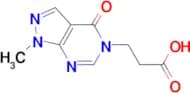 3-(1-Methyl-4-oxo-1,4-dihydro-pyrazolo[3,4-d]pyrimidin-5-yl)-propionic acid