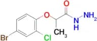 2-(4-Bromo-2-chlorophenoxy)propanohydrazide