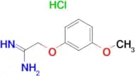 2-(3-Methoxyphenoxy)ethanimidamide hydrochloride