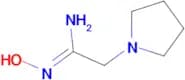 (1Z)-N'-Hydroxy-2-(1-pyrrolidinyl)ethanimidamide