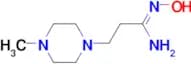 (1Z)-N’-Hydroxy-3-(4-methyl-1-piperazinyl)propanimidamide