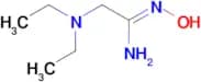(1Z)-2-(Diethylamino)-N’-hydroxyethanimidamide