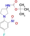 (R)-tert-Butyl 1-(4-fluoro-2-nitrophenyl)pyrrolidine-3-ylcarbamate
