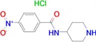 4-Nitro-N-(piperidine-4-yl)benzamide hydrochloride
