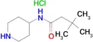 3,3-Dimethyl-N-(piperidine-4-yl)butanamido hydrochloride