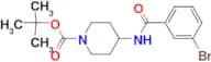 tert-Butyl 4-(3-bromobenzamido)piperidine-1-carboxylate