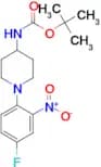 tert-Butyl 1-(4-fluoro-2-nitrophenyl)piperidine-4-ylcarbamate