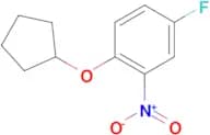1-(Cyclopentyloxy)-4-fluoro-2-nitrobenzene