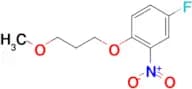 4-Fluoro-1-(3-methoxypropoxy)-2-nitrobenzene
