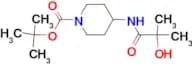 tert-Butyl 4-(2-hydroxy-2-methylpropanamido)piperidine-1-carboxylate
