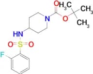 tert-Butyl 4-(2-fluorophenylsulfonamido)piperidine-1-carboxylate