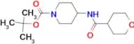 tert-Butyl 4-[(tetrahydro-2H-pyran-4-carbonyl)amino]piperidine-1-carboxylate