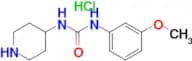 1-(3-Methoxyphenyl)-3-(piperidin-4-yl)urea hydrochloride