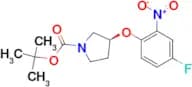 (S)-tert-Butyl 3-(4-fluoro-2-nitrophenoxy)pyrrolidine-1-carboxylate