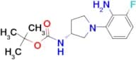 (R)-tert-Butyl 1-(2-amino-3-fluorophenyl)pyrrolidin-3-ylcarbamate