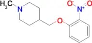 1-Methyl-4-[(2-nitrophenoxy)methyl]piperidine