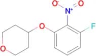 4-(3-Fluoro-2-nitrophenoxy)tetrahydro-2H-pyran